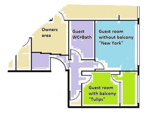 2 Bedrooms With Private Bath And Balcony Near The Airport 索菲亞 外观 照片